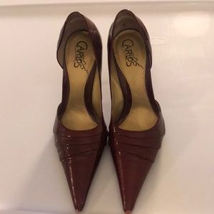 Carlos Santana Patent Leather Heels